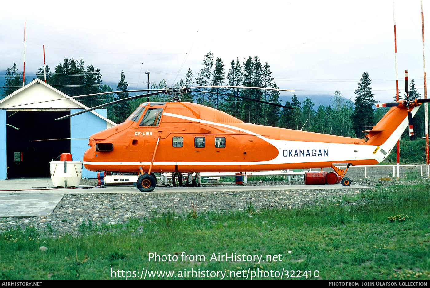 Aircraft Photo of CF-LWB | Sikorsky S-58T | Okanagan Helicopters | AirHistory.net #322410