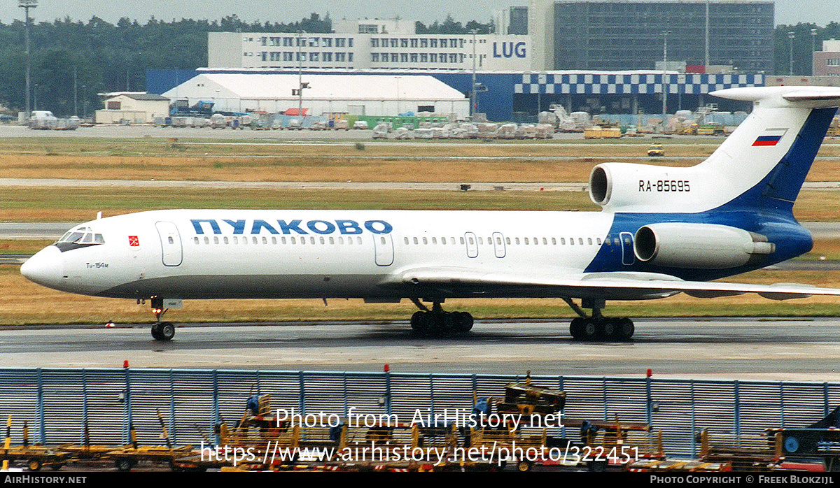 Aircraft Photo of RA-85695 | Tupolev Tu-154M | Pulkovo Airlines | AirHistory.net #322451