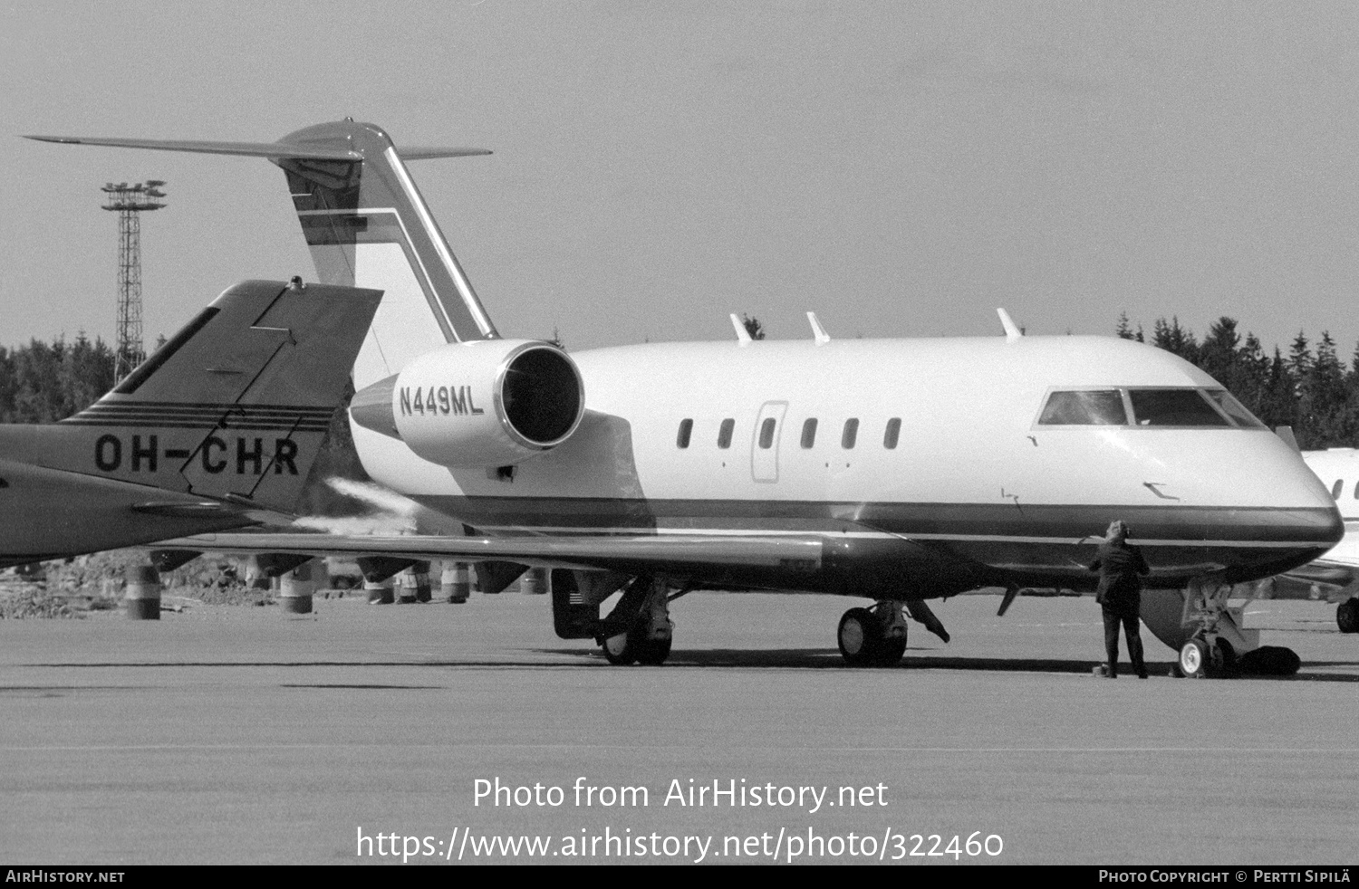 Aircraft Photo of N449ML | Canadair Challenger 601-3A (CL-600-2B16) | AirHistory.net #322460