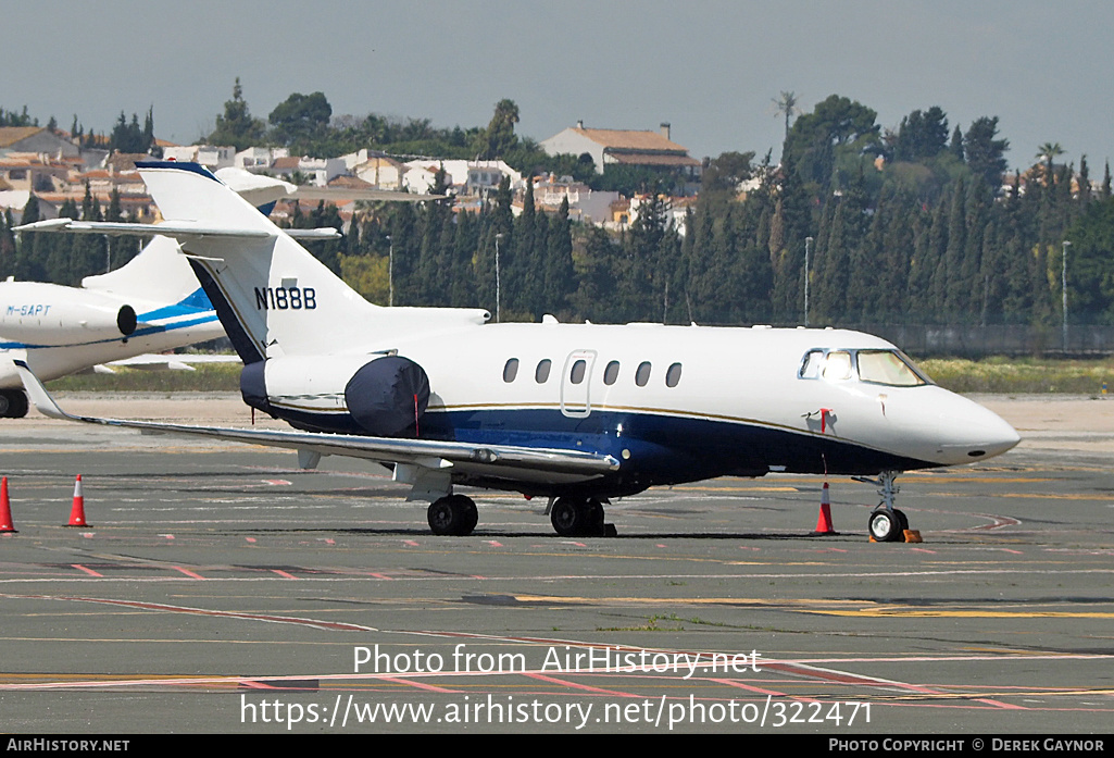 Aircraft Photo of N188B | Raytheon Hawker 850XP | AirHistory.net #322471