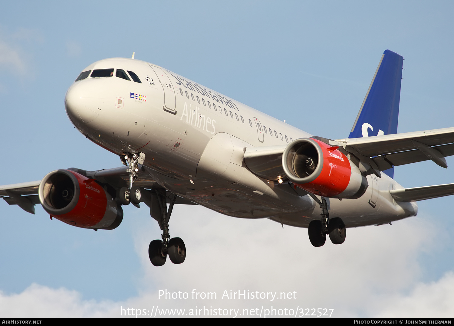 Aircraft Photo of OY-KBR | Airbus A319-131 | Scandinavian Airlines - SAS | AirHistory.net #322527