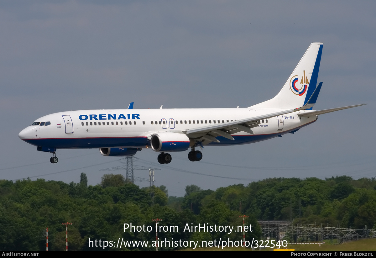 Aircraft Photo of VQ-BLX | Boeing 737-85P | Orenair | AirHistory.net #322540