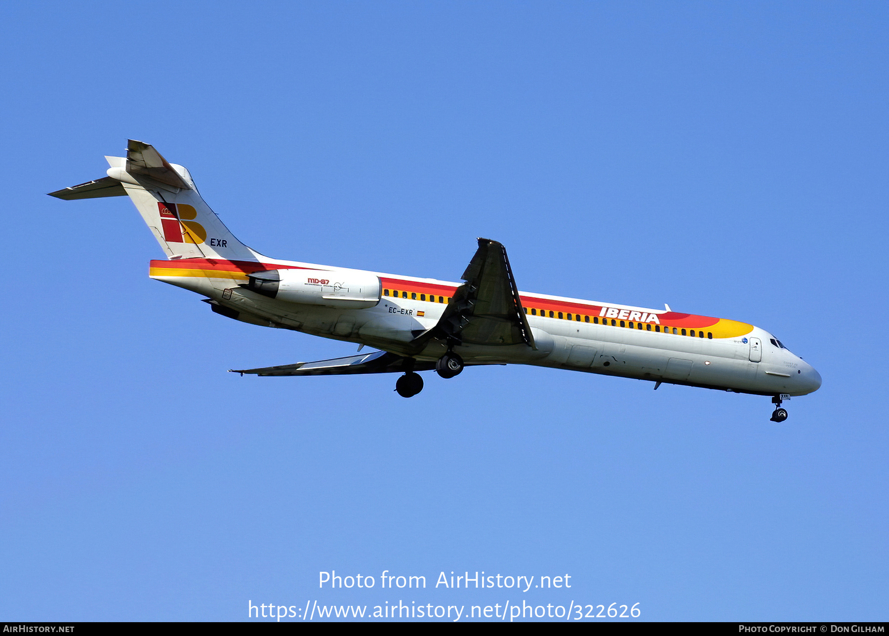 Aircraft Photo of EC-EXR | McDonnell Douglas MD-87 (DC-9-87) | Iberia | AirHistory.net #322626