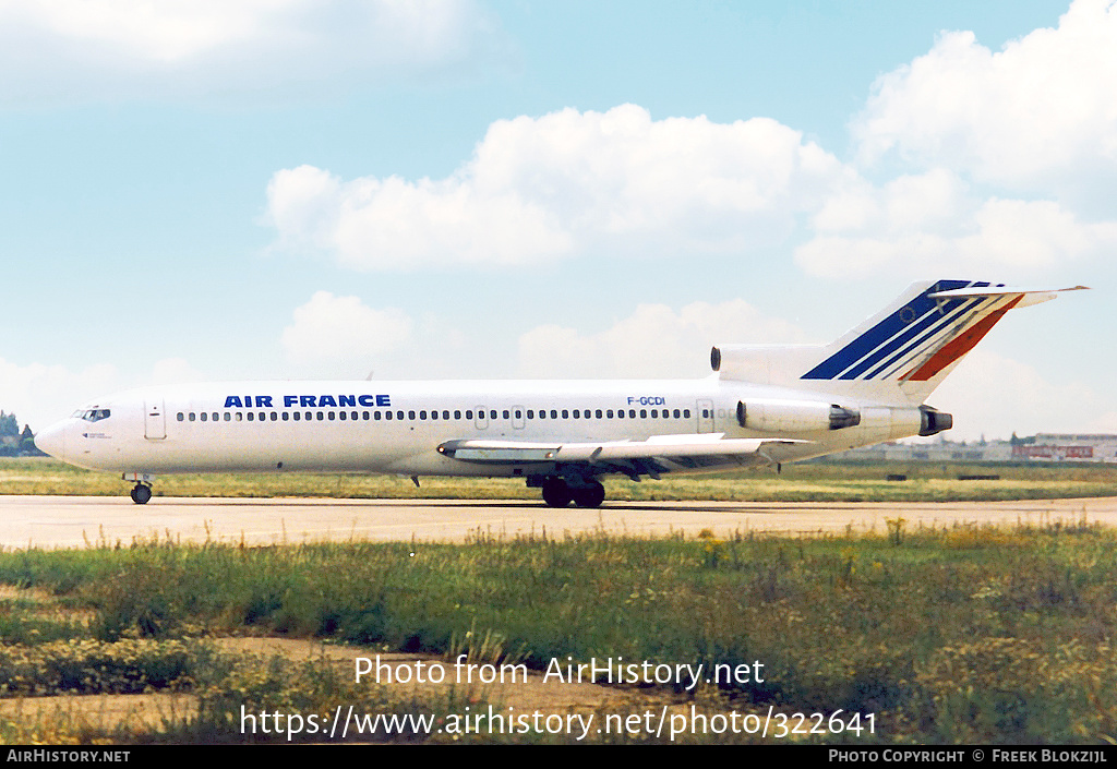 Aircraft Photo of F-GCDI | Boeing 727-228/Adv | Air France | AirHistory.net #322641