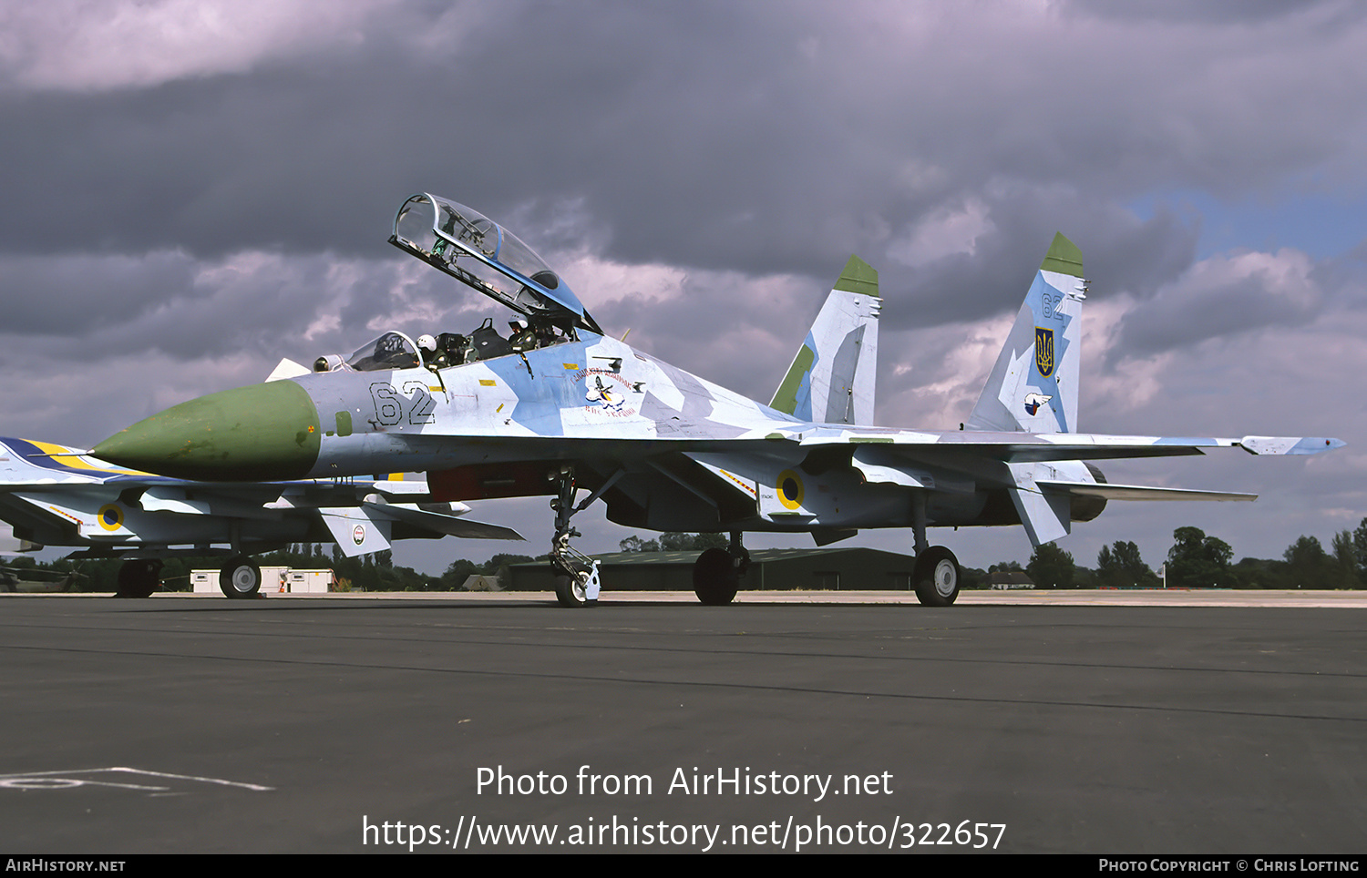 Aircraft Photo of 62 blue | Sukhoi Su-27UB | Ukraine - Air Force | AirHistory.net #322657