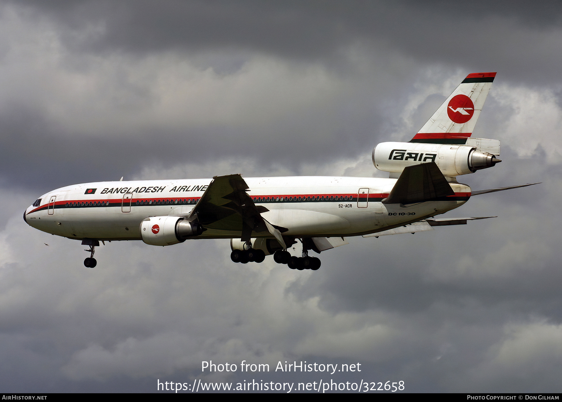 Aircraft Photo of S2-ACR | McDonnell Douglas DC-10-30 | Biman Bangladesh Airlines | AirHistory.net #322658