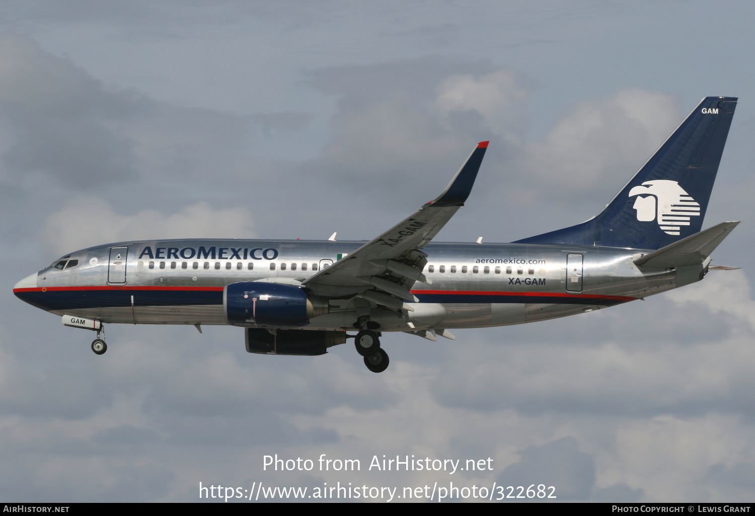 Aircraft Photo of XA-GAM | Boeing 737-752 | AeroMéxico | AirHistory.net #322682