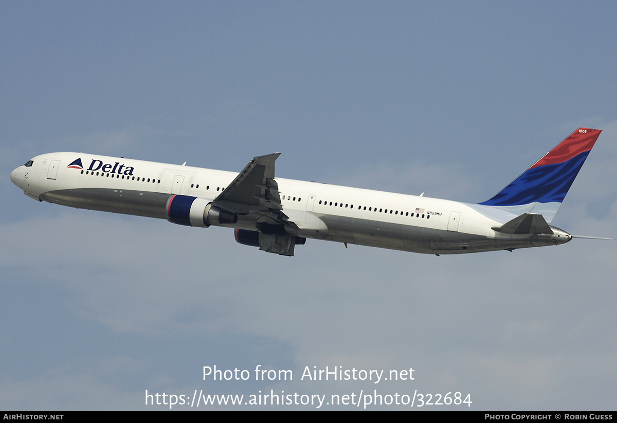 Aircraft Photo of N829MH | Boeing 767-432/ER | Delta Air Lines | AirHistory.net #322684