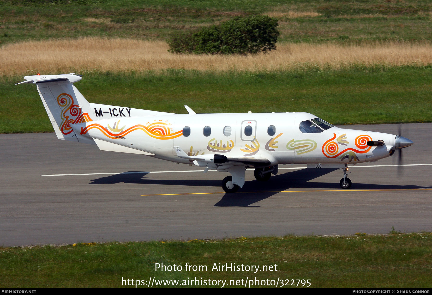 Aircraft Photo of M-ICKY | Pilatus PC-12/45 | AirHistory.net #322795