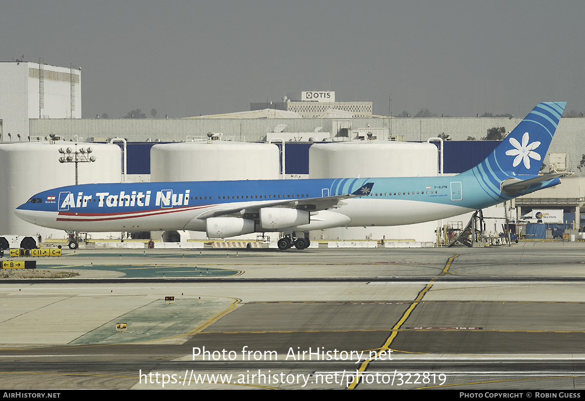 Aircraft Photo of F-OJTN | Airbus A340-313X | Air Tahiti Nui | AirHistory.net #322819