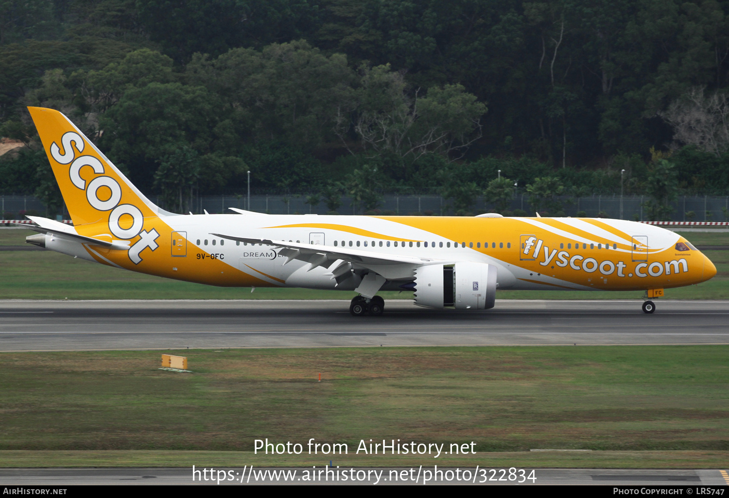 Aircraft Photo of 9V-OFC | Boeing 787-8 Dreamliner | Scoot | AirHistory.net #322834