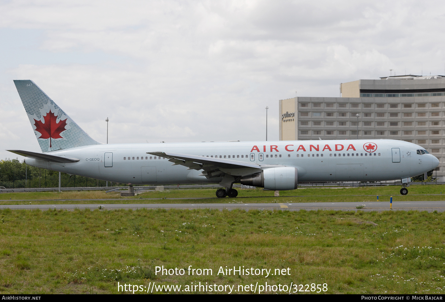 Aircraft Photo of C-GEOQ | Boeing 767-375/ER | Air Canada | AirHistory.net #322858