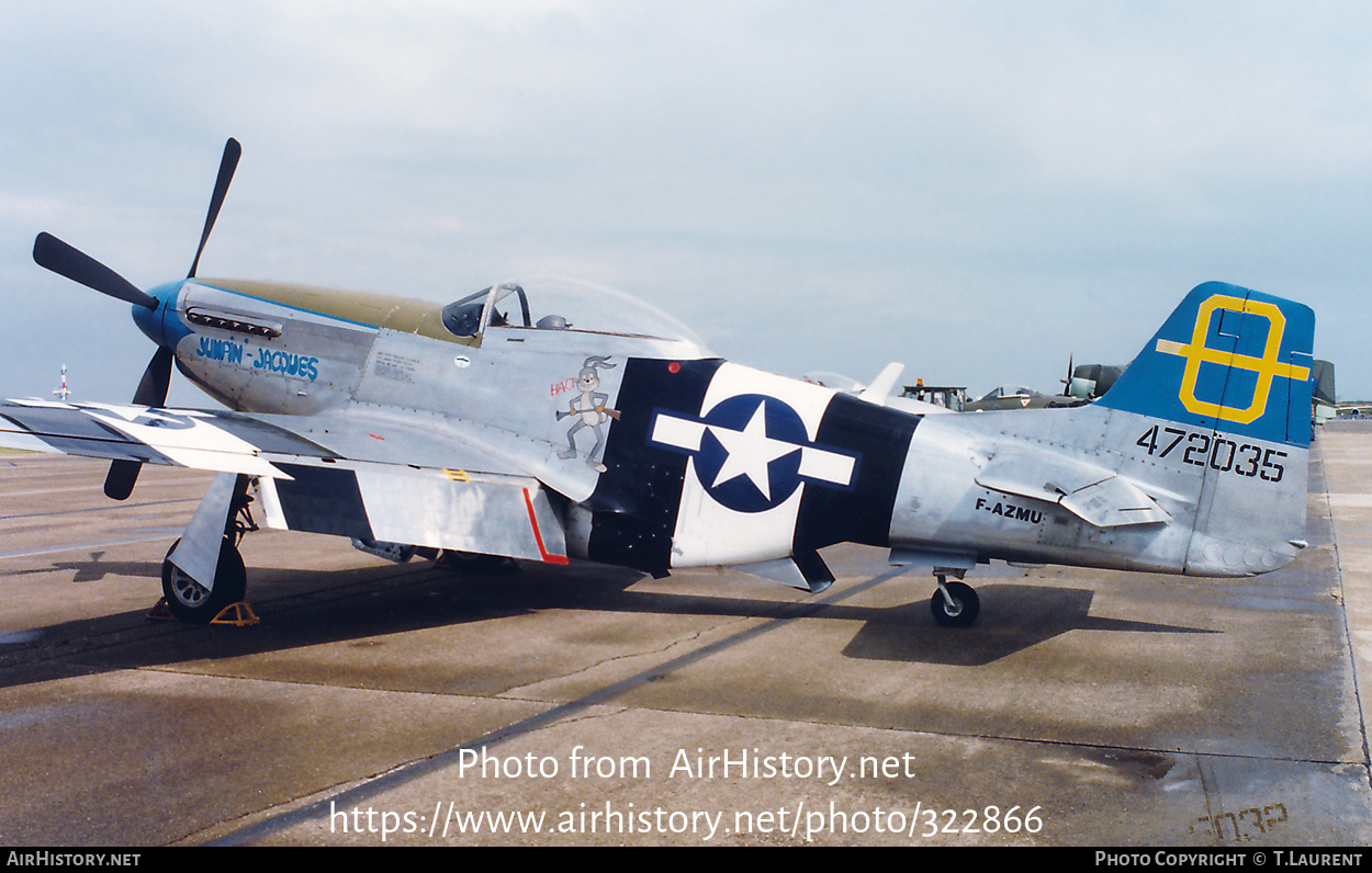 Aircraft Photo of F-AZMU / 472035 | North American P-51D Mustang | USA - Air Force | AirHistory.net #322866