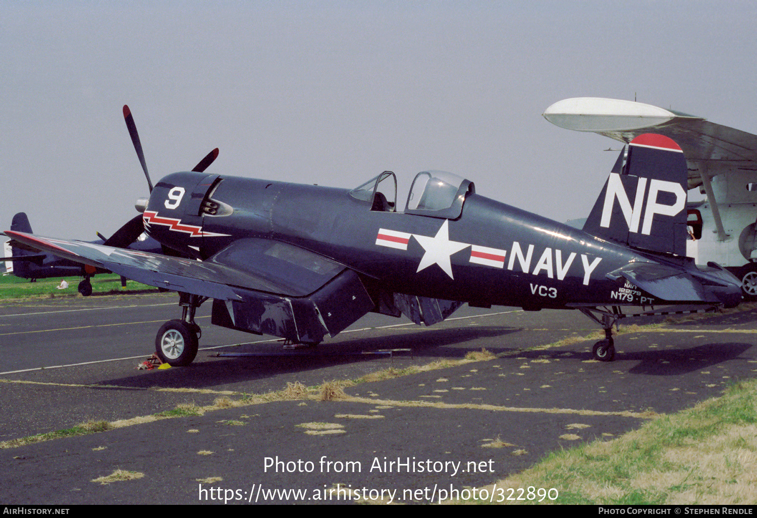 Aircraft Photo of N179PT / 122179 | Vought F4U-5N Corsair | USA - Navy | AirHistory.net #322890