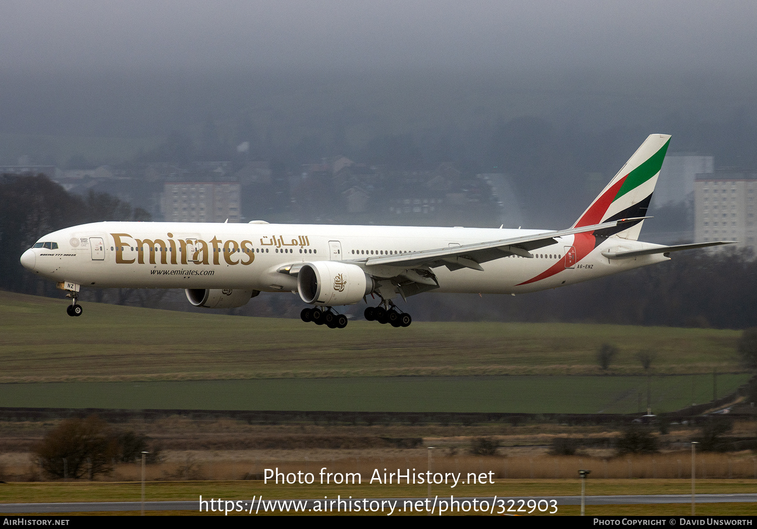 Aircraft Photo of A6-ENZ | Boeing 777-31H/ER | Emirates | AirHistory.net #322903