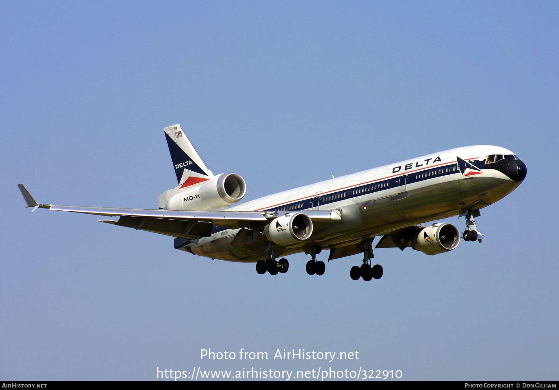 Aircraft Photo of N814DE | McDonnell Douglas MD-11 | Delta Air Lines | AirHistory.net #322910