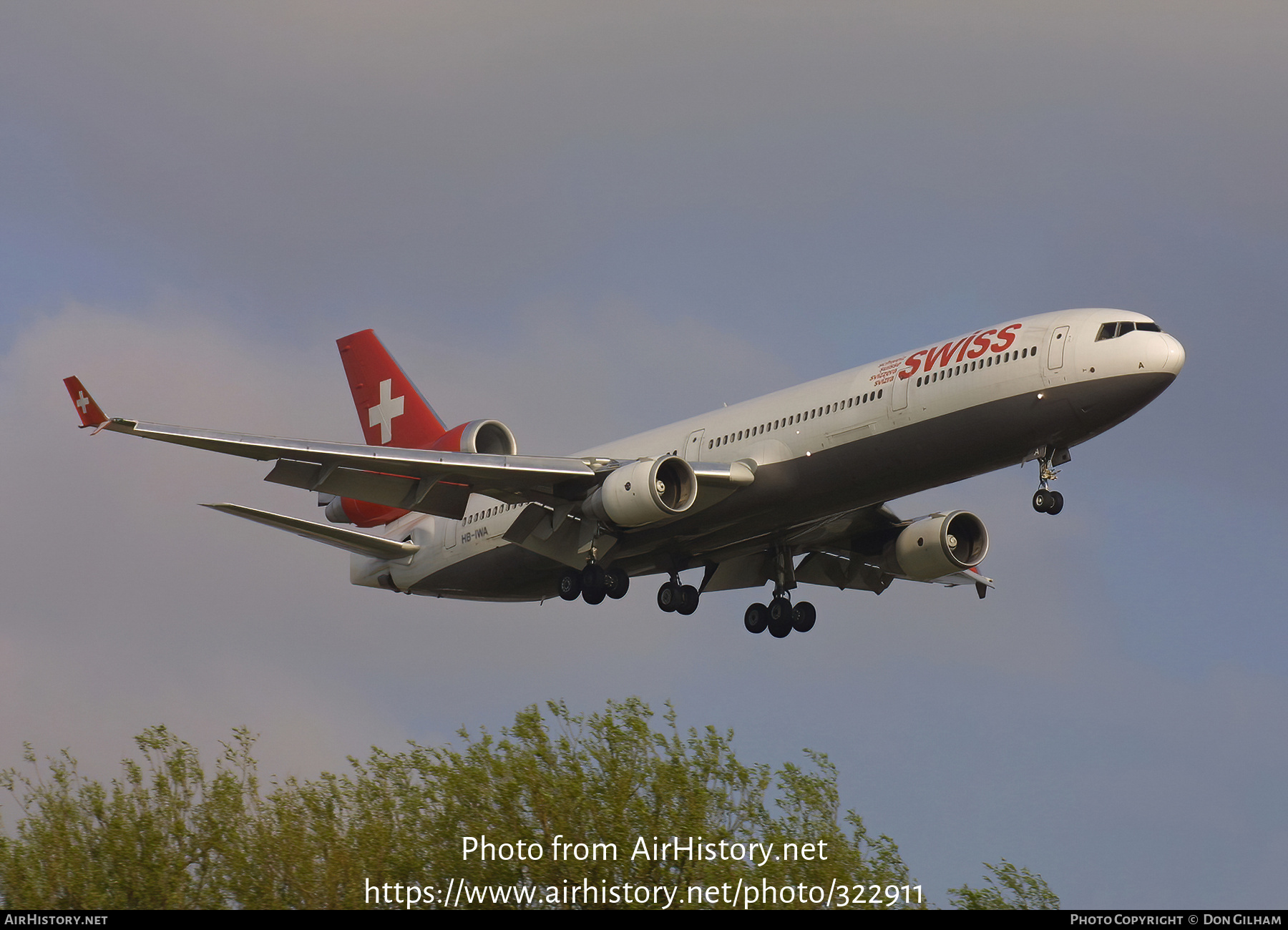 Aircraft Photo of HB-IWA | McDonnell Douglas MD-11 | Swiss International Air Lines | AirHistory.net #322911