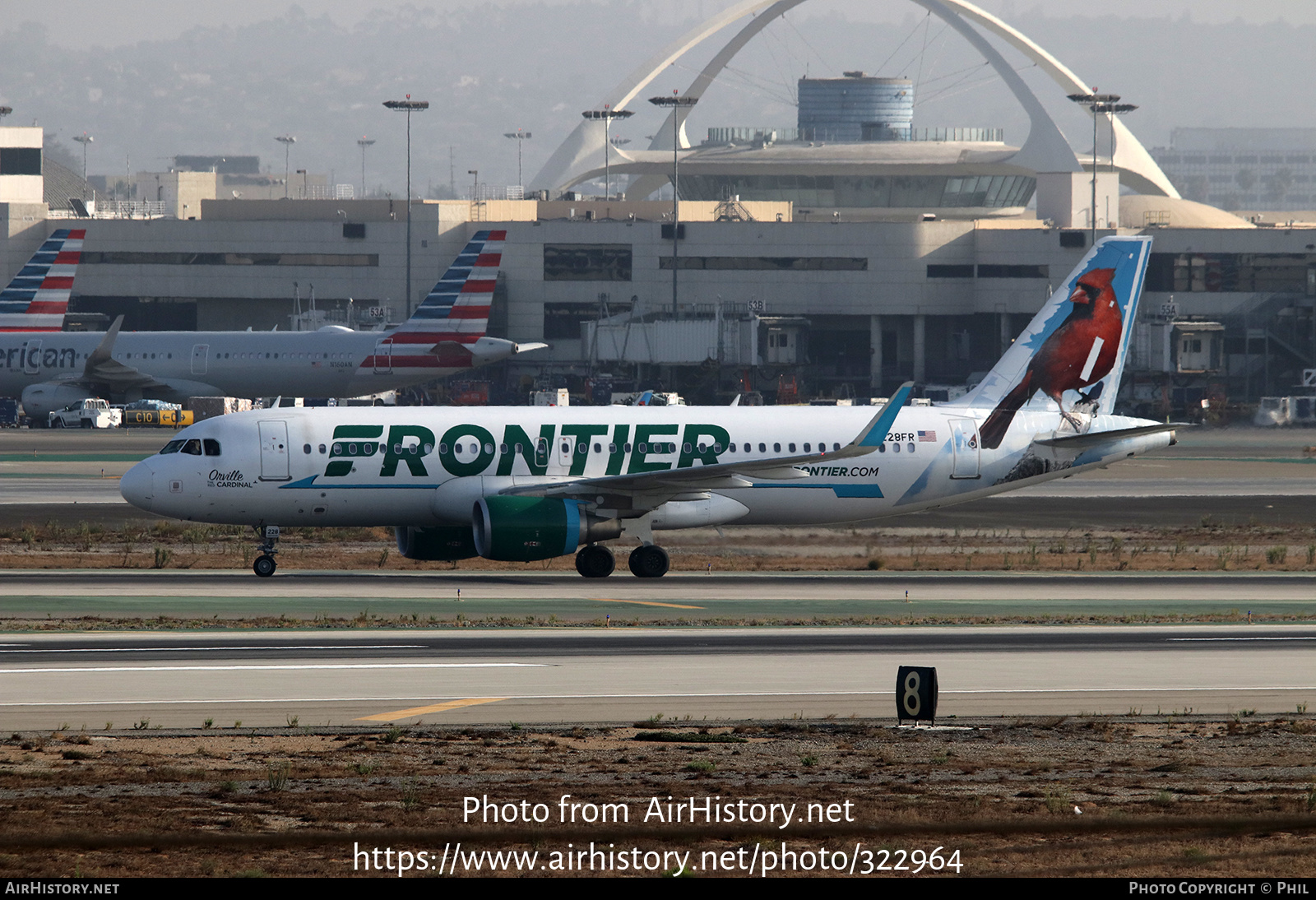 Aircraft Photo of N228FR | Airbus A320-214 | Frontier Airlines | AirHistory.net #322964