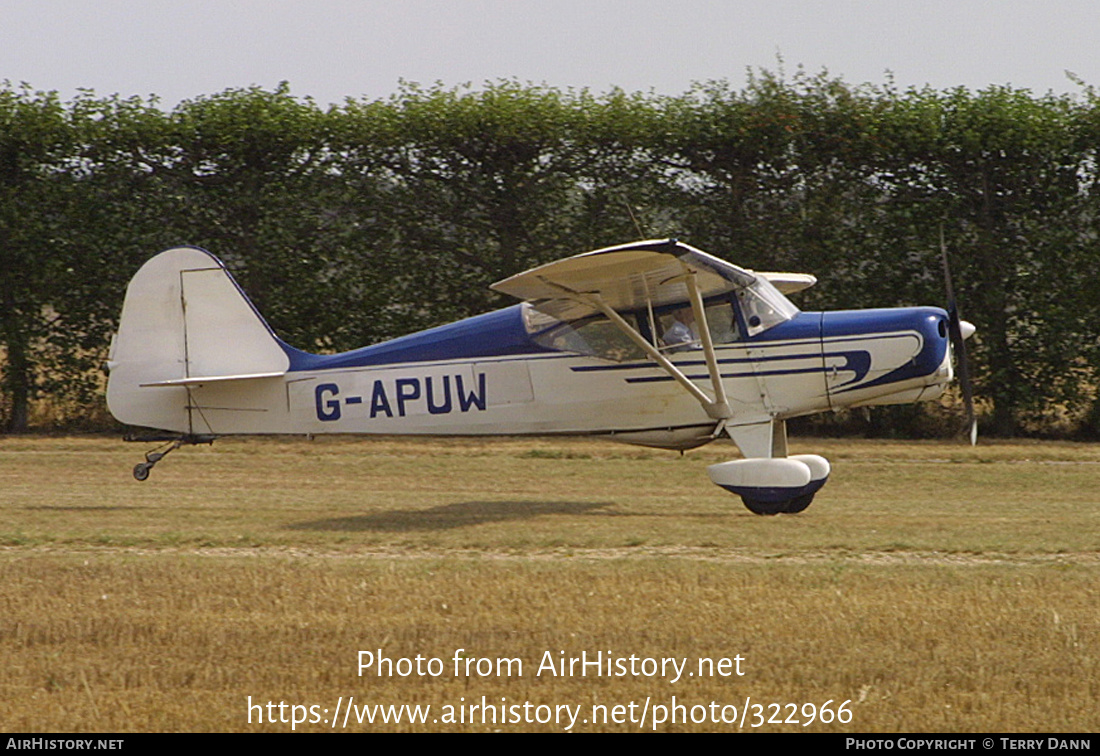 Aircraft Photo of G-APUW | Auster J-5V Autocar | AirHistory.net #322966