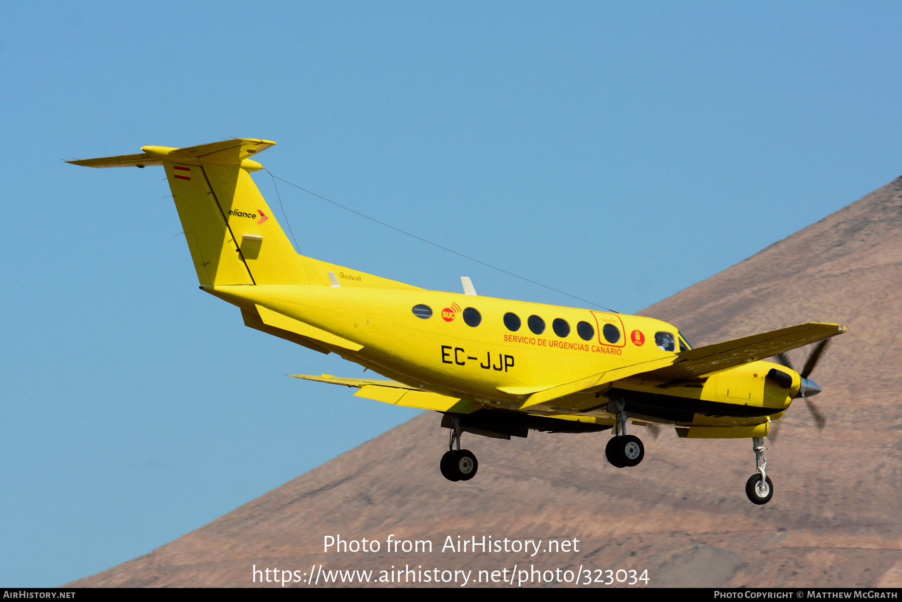 Aircraft Photo of EC-JJP | Beech 200 Super King Air | Servicio de Urgencias Canario - SUC | AirHistory.net #323034