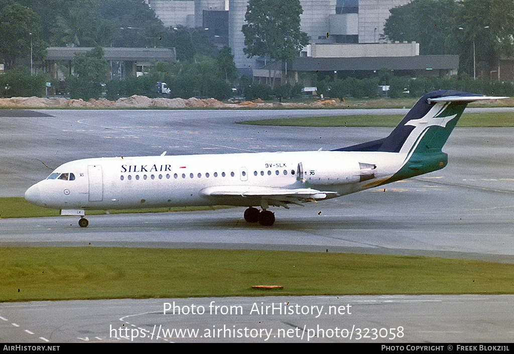 Aircraft Photo of 9V-SLK | Fokker 70 (F28-0070) | SilkAir | AirHistory.net #323058