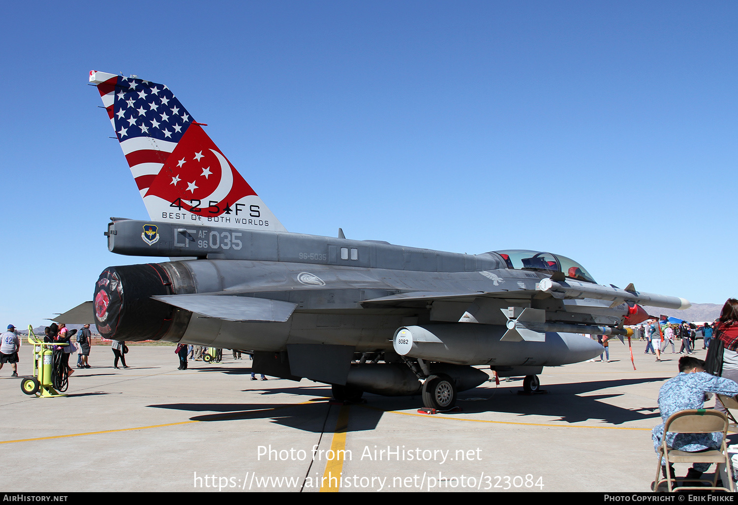 Aircraft Photo of 96-5035 / AF96-035 | Lockheed Martin F-16D Fighting Falcon | Singapore - Air Force | AirHistory.net #323084