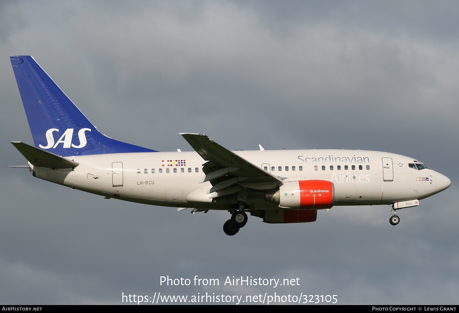 Aircraft Photo of LN-RCU | Boeing 737-683 | Scandinavian Airlines - SAS | AirHistory.net #323105