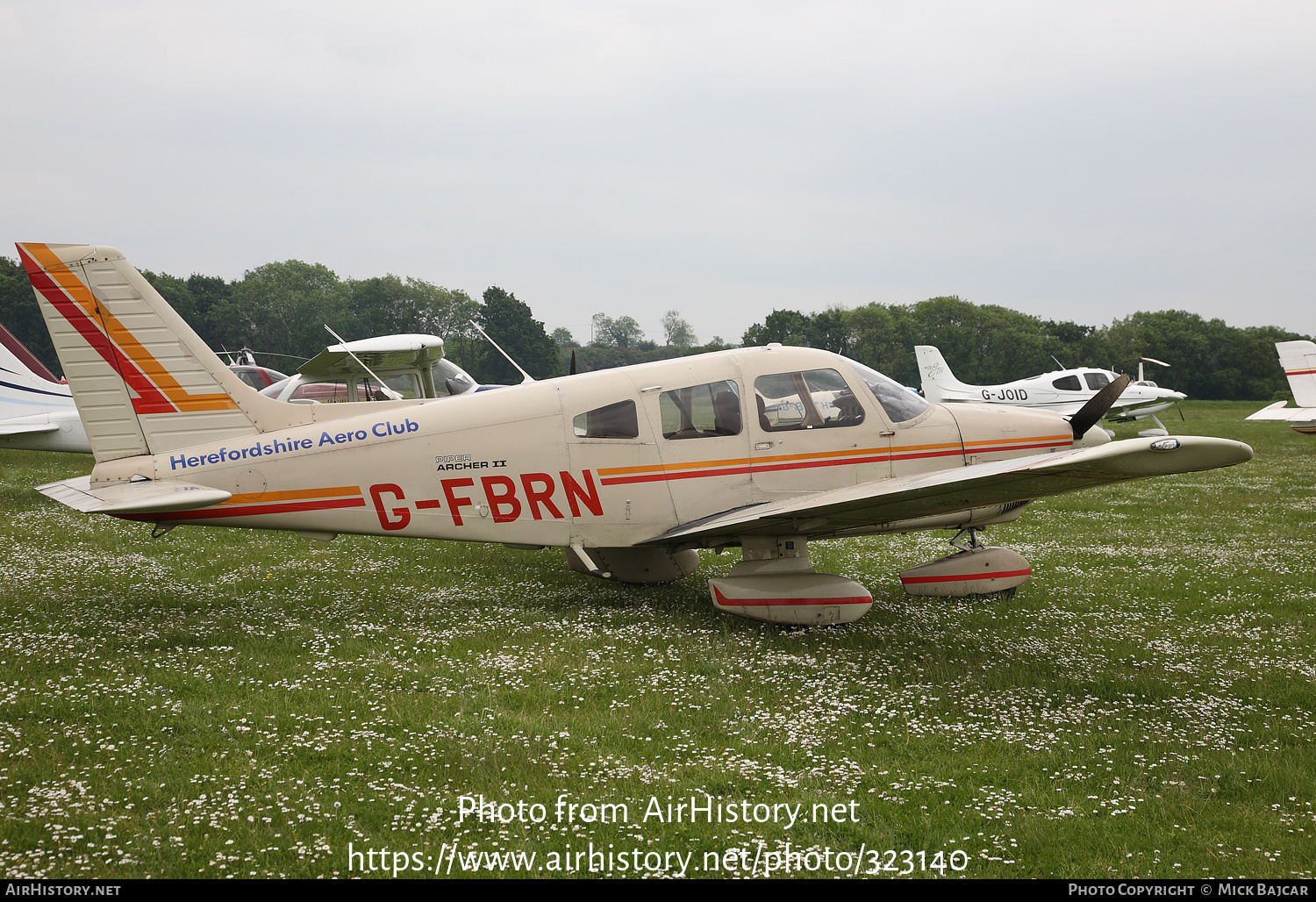 Aircraft Photo of G-FBRN | Piper PA-28-181 Archer II | Herefordshire Aero Club | AirHistory.net #323140