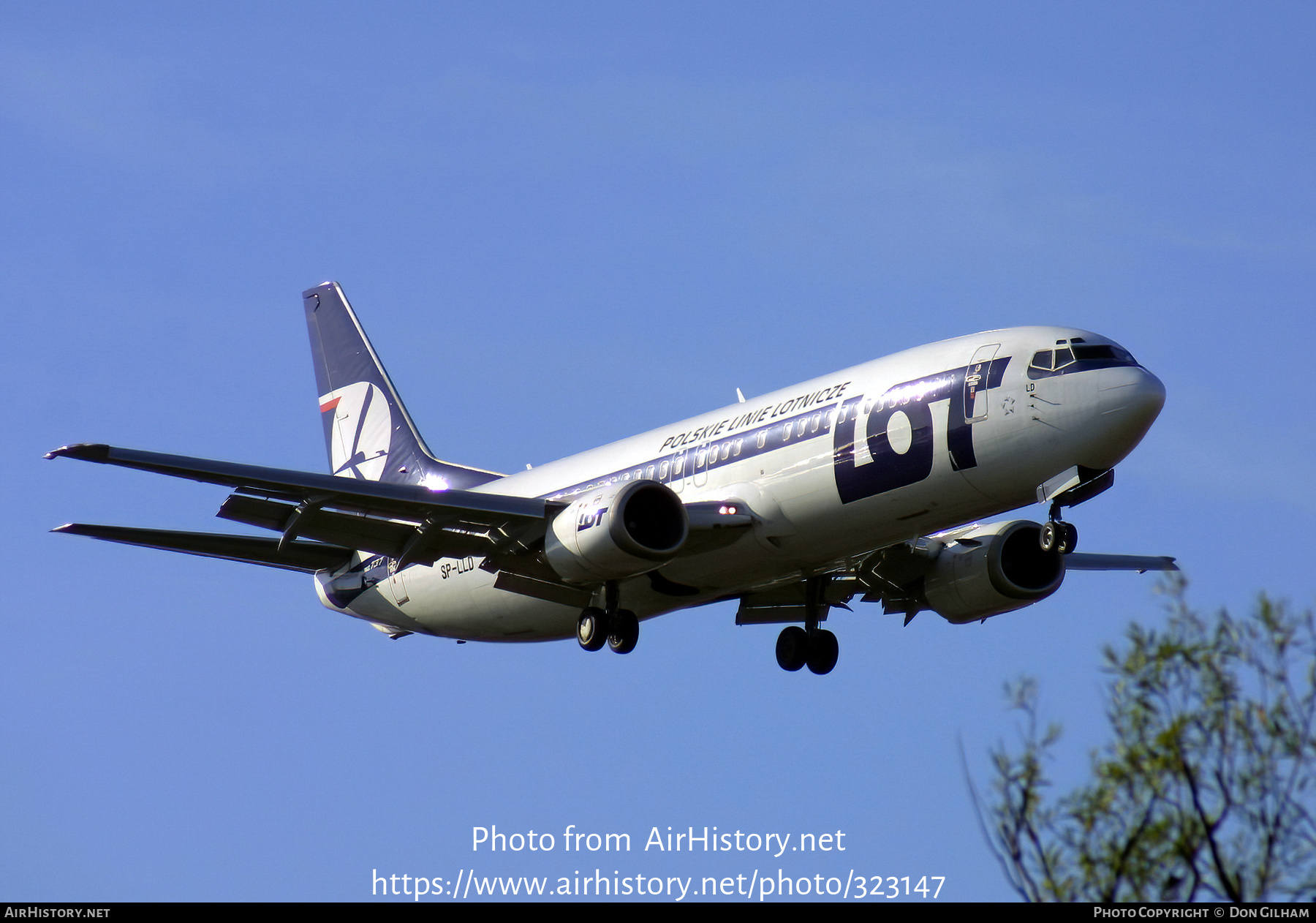 Aircraft Photo of SP-LLD | Boeing 737-45D | LOT Polish Airlines - Polskie Linie Lotnicze | AirHistory.net #323147