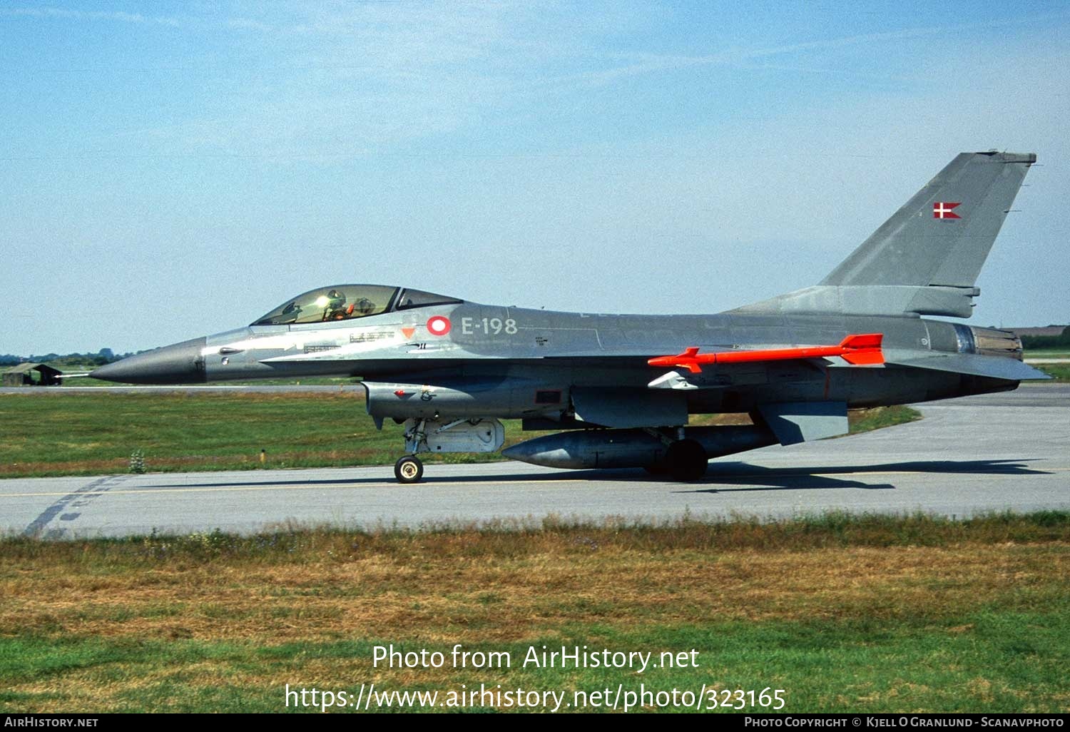 Aircraft Photo of E-198 / 78-0198 | General Dynamics F-16A Fighting Falcon | Denmark - Air Force | AirHistory.net #323165