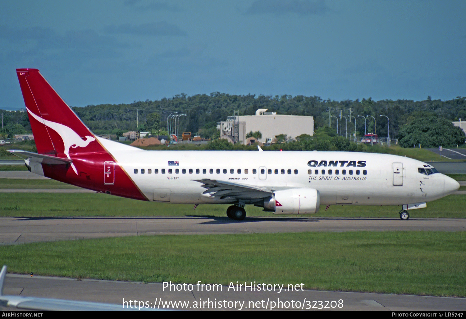 Aircraft Photo of VH-TAY | Boeing 737-376 | Qantas | AirHistory.net #323208