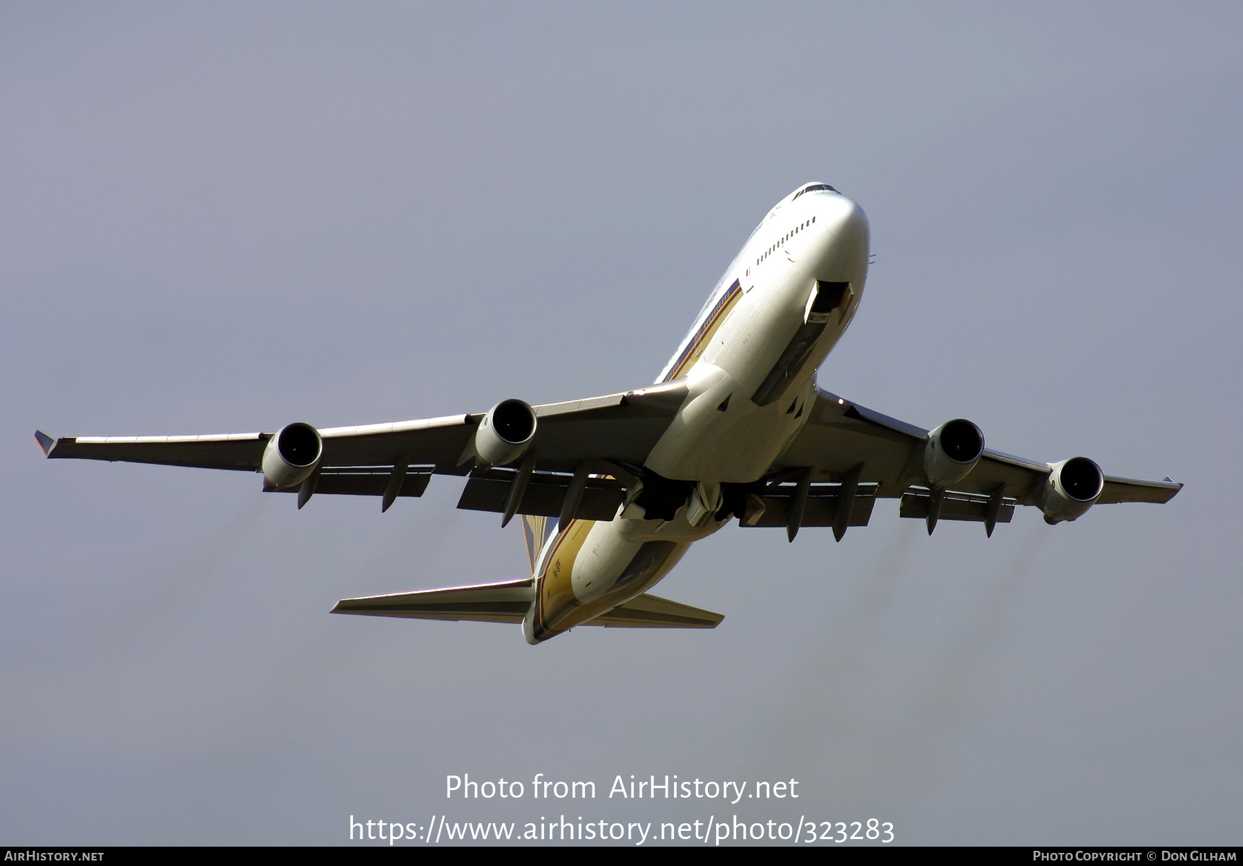 Aircraft Photo of 9V-SPF | Boeing 747-412 | Singapore Airlines | AirHistory.net #323283