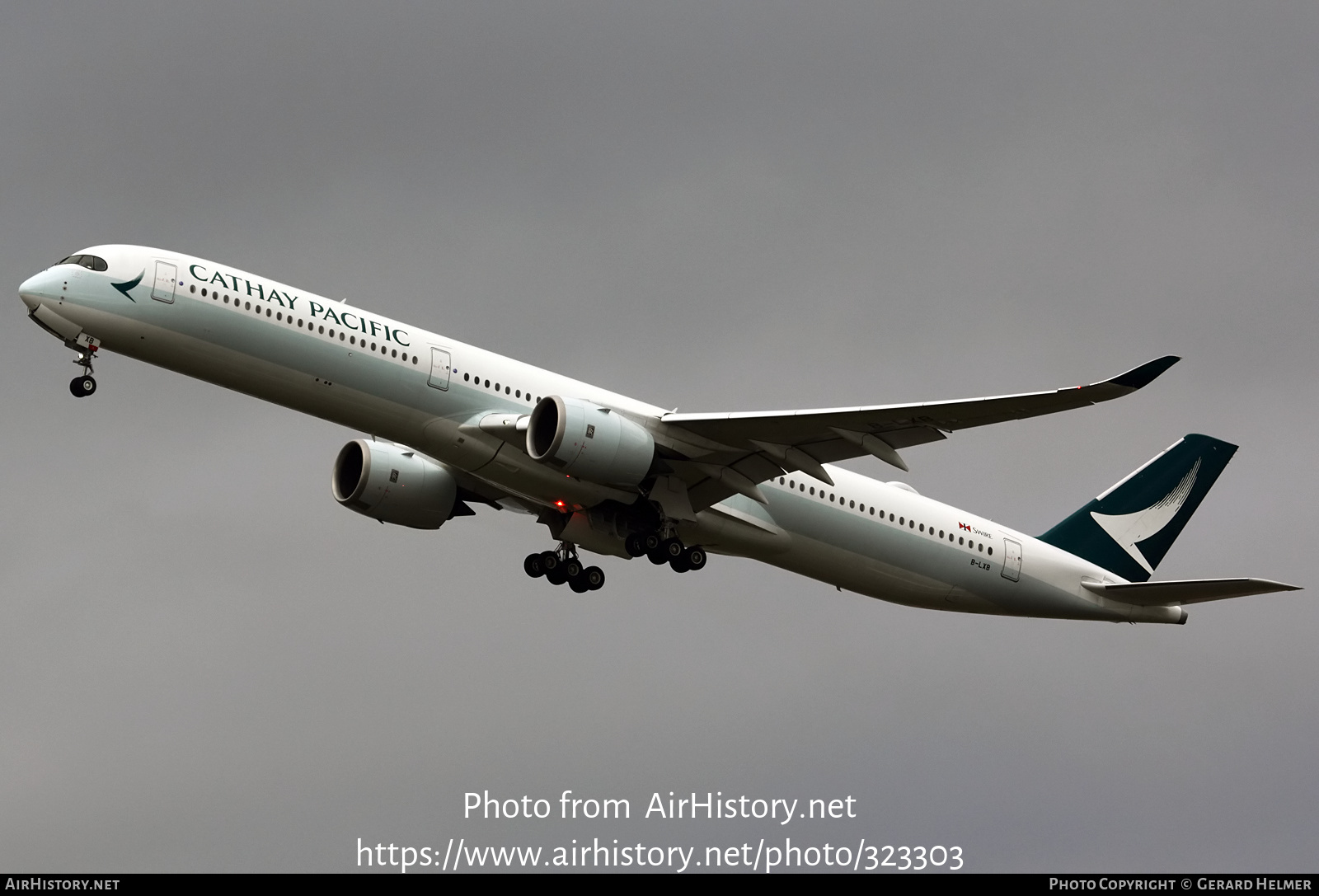 Aircraft Photo of B-LXB | Airbus A350-1041 | Cathay Pacific Airways | AirHistory.net #323303