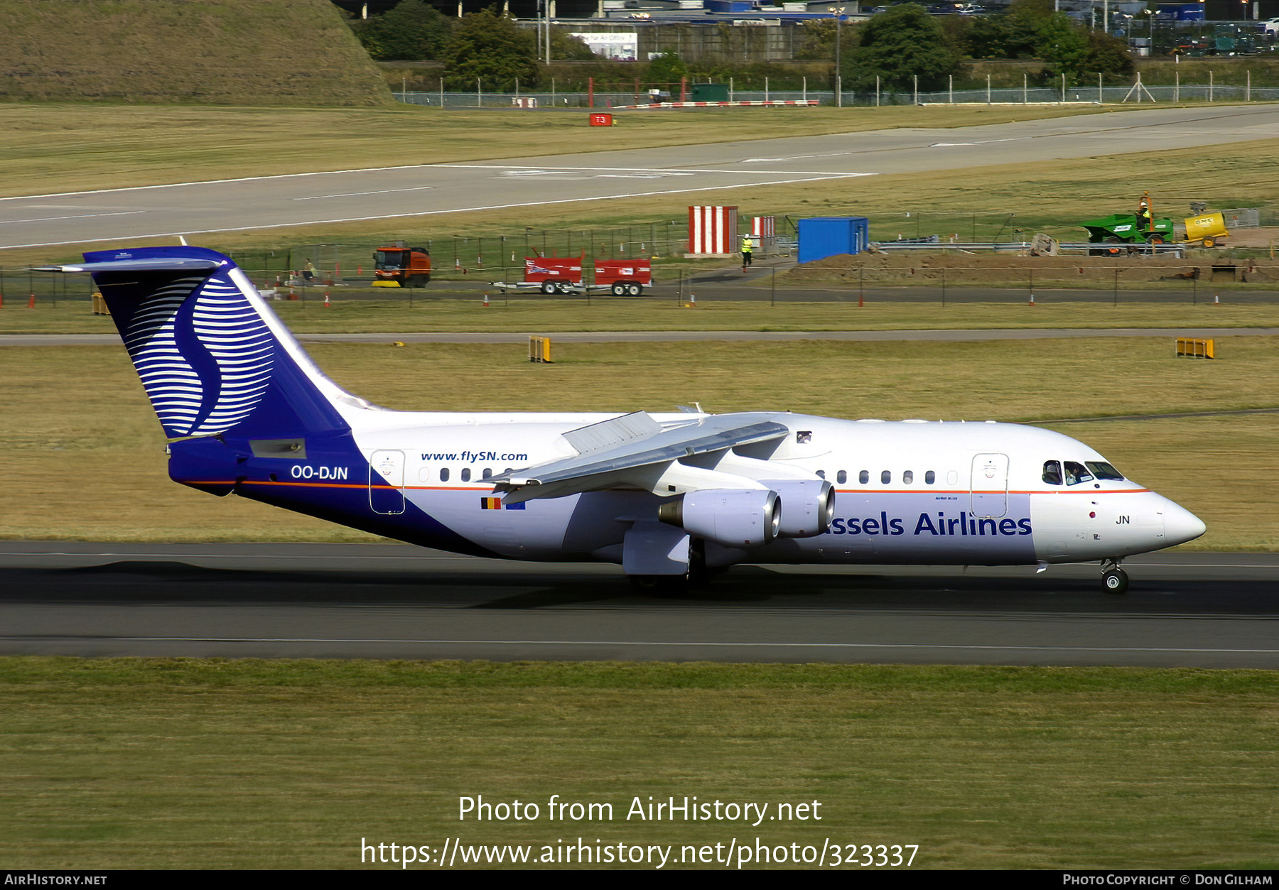 Aircraft Photo of OO-DJN | British Aerospace Avro 146-RJ85 | SN Brussels Airlines | AirHistory.net #323337