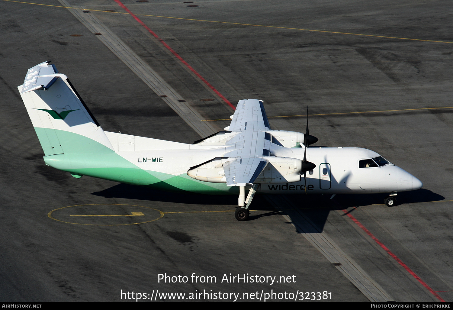 Aircraft Photo of LN-WIE | Bombardier DHC-8-103Q Dash 8 | Widerøe | AirHistory.net #323381