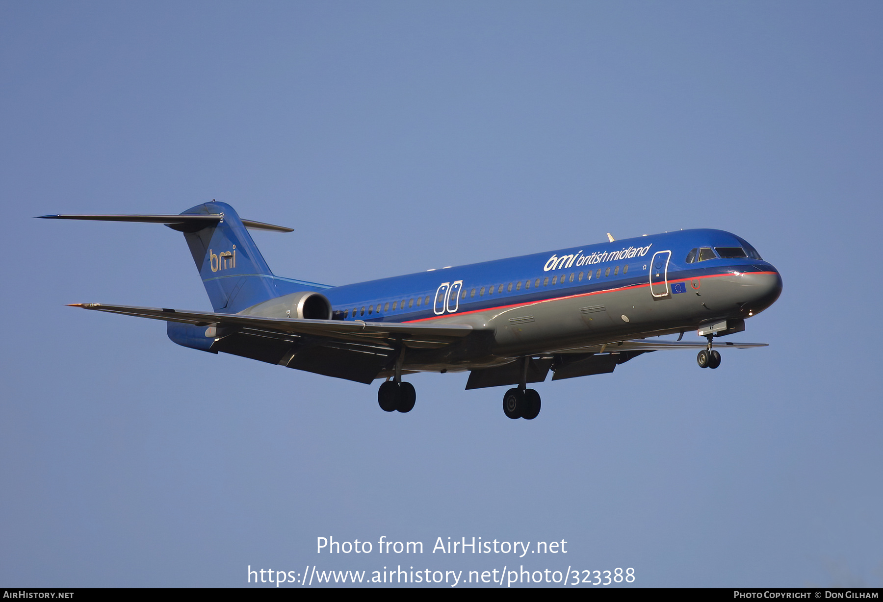 Aircraft Photo of G-BXWF | Fokker 100 (F28-0100) | BMI - British Midland International | AirHistory.net #323388