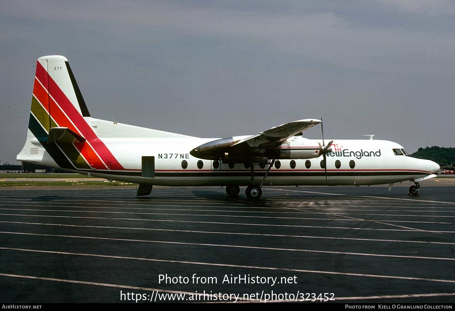 Aircraft Photo of N377NE | Fairchild Hiller FH-227C | Air New England | AirHistory.net #323452