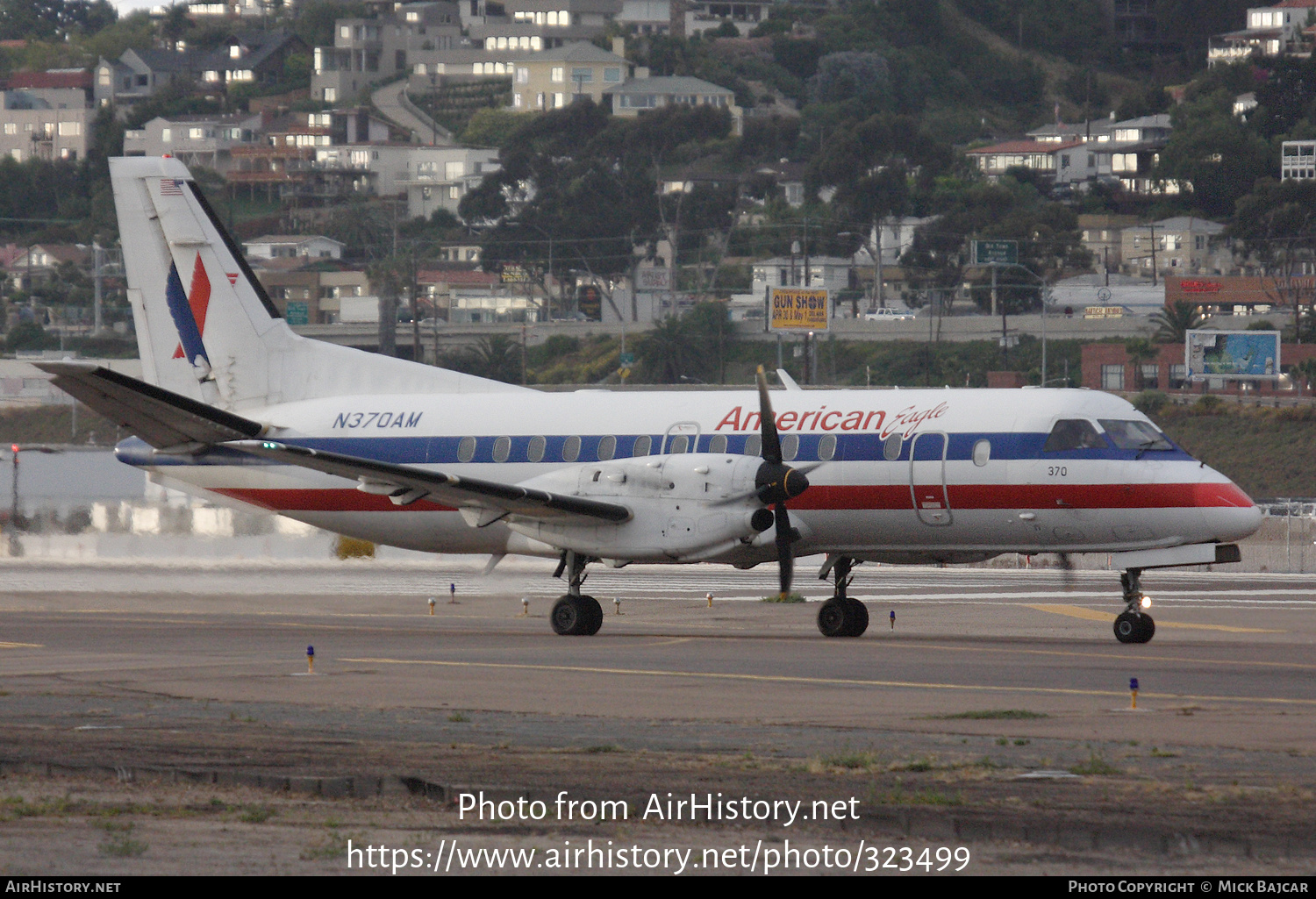 Aircraft Photo of N370AM | Saab 340B | American Eagle | AirHistory.net #323499