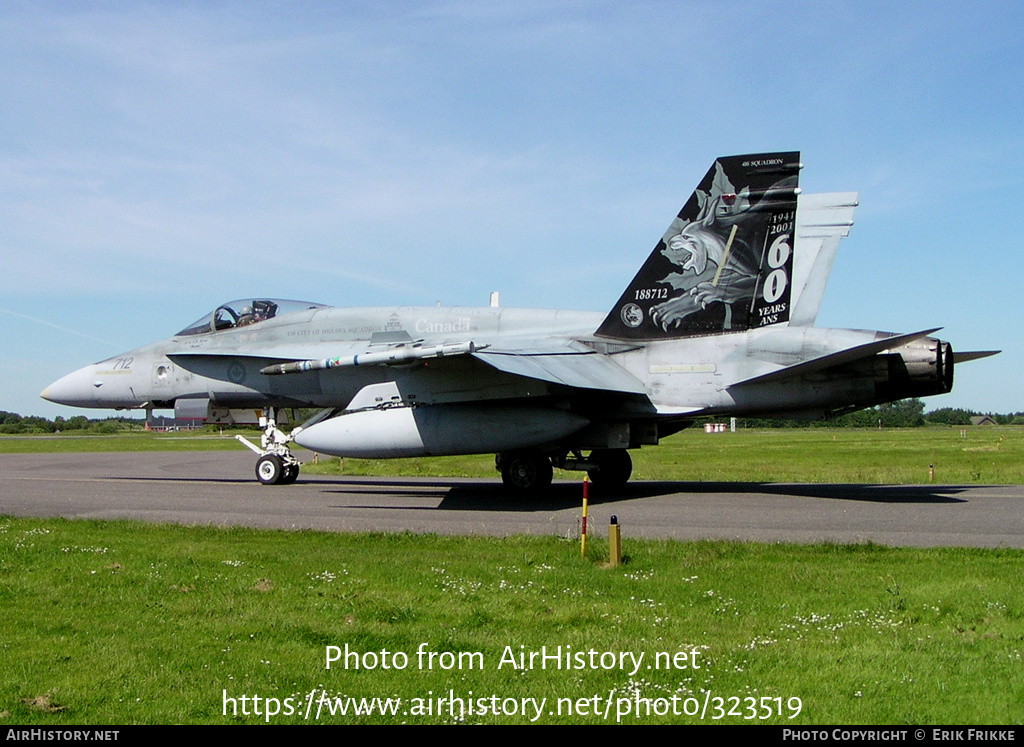 Aircraft Photo of 188712 | McDonnell Douglas CF-188 Hornet | Canada - Air Force | AirHistory.net #323519