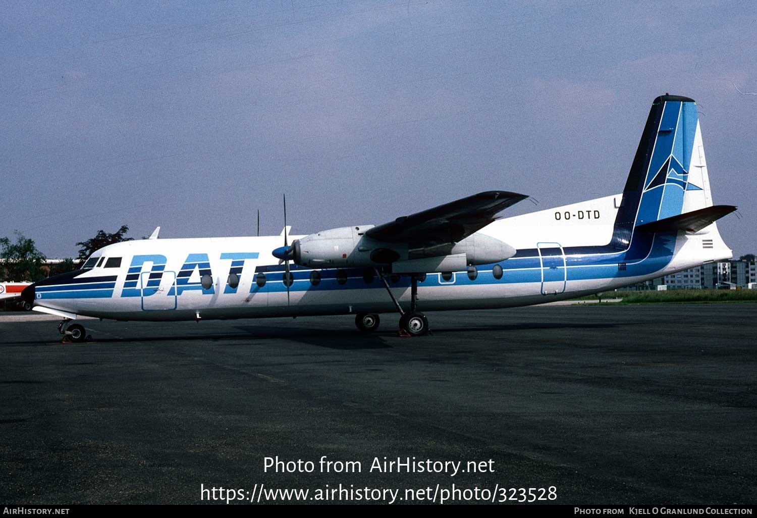 Aircraft Photo of OO-DTD | Fairchild Hiller FH-227B | Delta Air Transport - DAT | AirHistory.net #323528