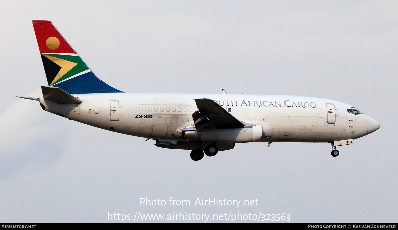 Aircraft Photo of ZS-SID | Boeing 737-244/Adv(F) | South African Airways Cargo | AirHistory.net #323563