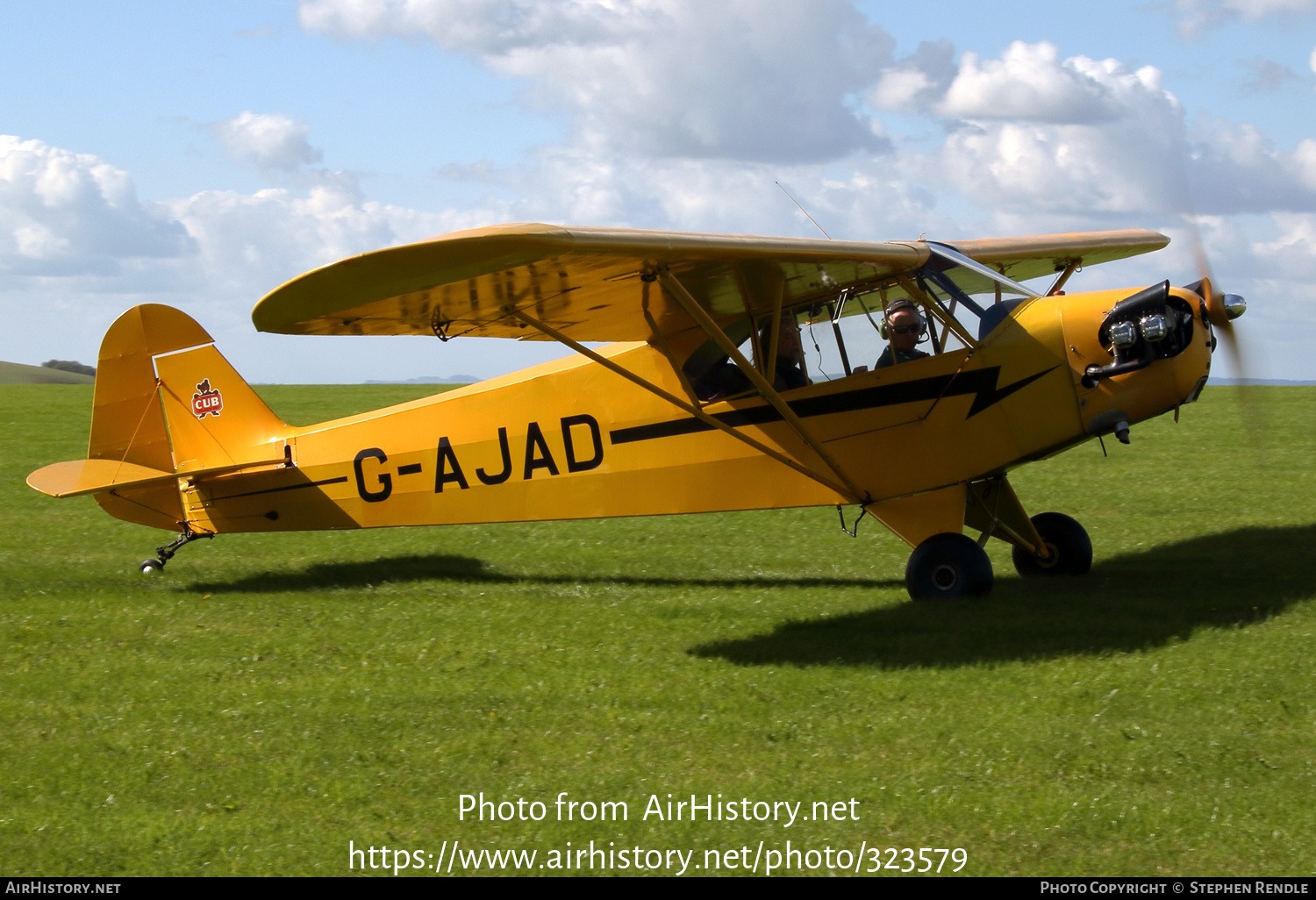 Aircraft Photo of G-AJAD | Piper J-3C-65 Cub | AirHistory.net #323579