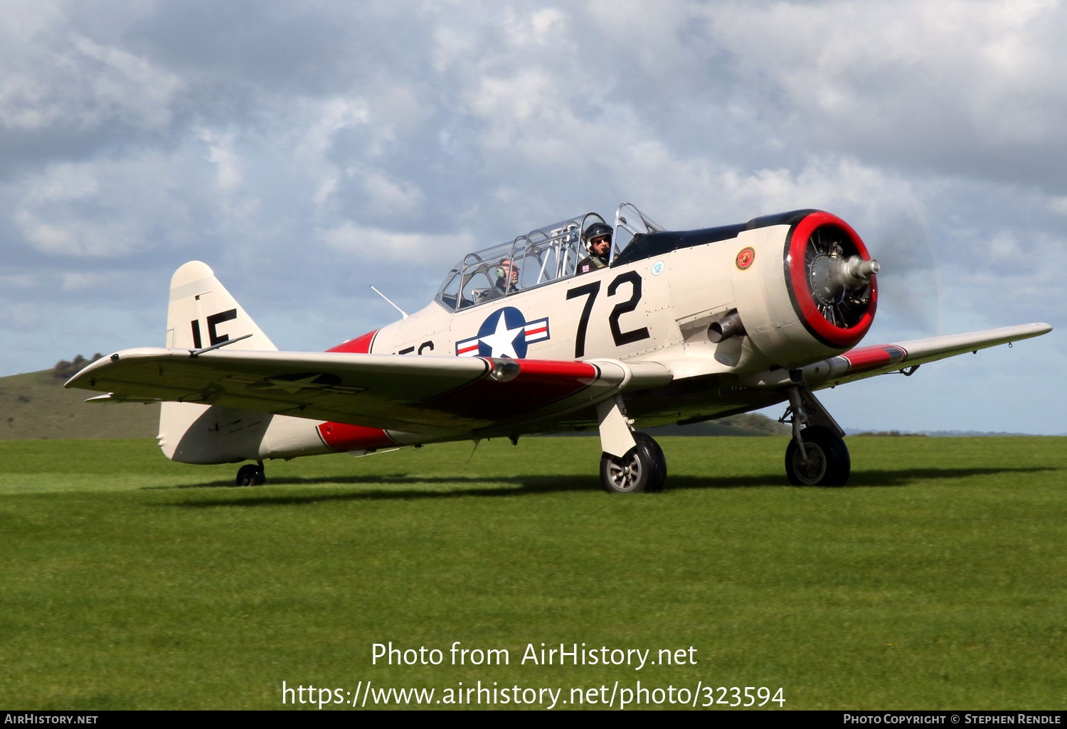 Aircraft Photo of G-DHHF | North American SNJ-5 Texan | USA - Marines | AirHistory.net #323594