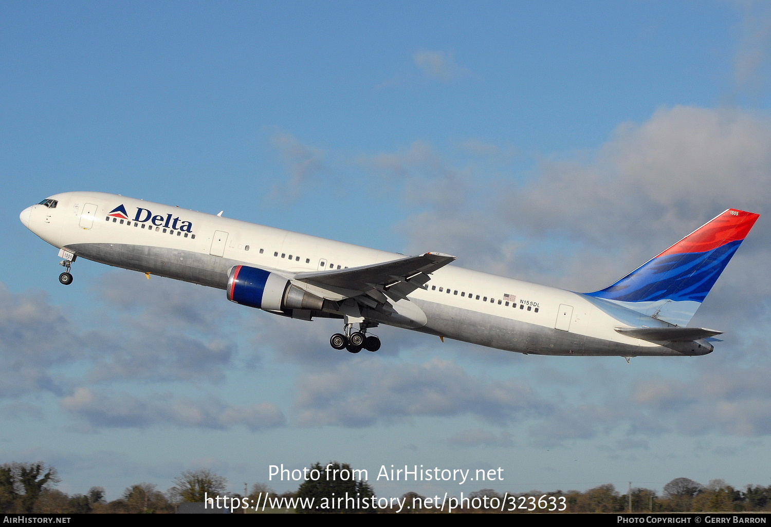 Aircraft Photo of N155DL | Boeing 767-3P6/ER | Delta Air Lines | AirHistory.net #323633