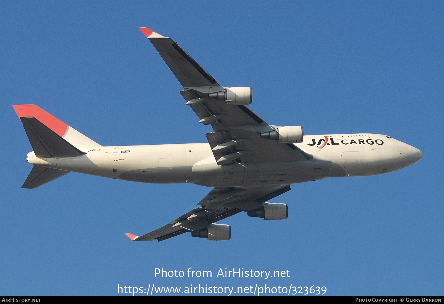 Aircraft Photo of JA8906 | Boeing 747-446(BCF) | Japan Airlines - JAL Cargo | AirHistory.net #323639