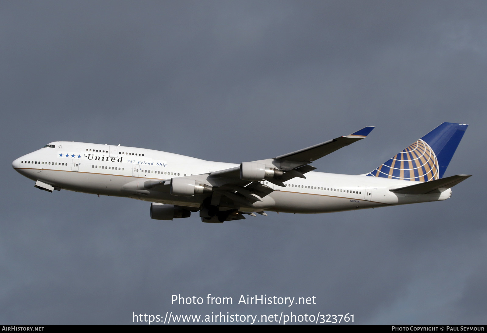 Aircraft Photo of N121UA | Boeing 747-422 | United Airlines | AirHistory.net #323761