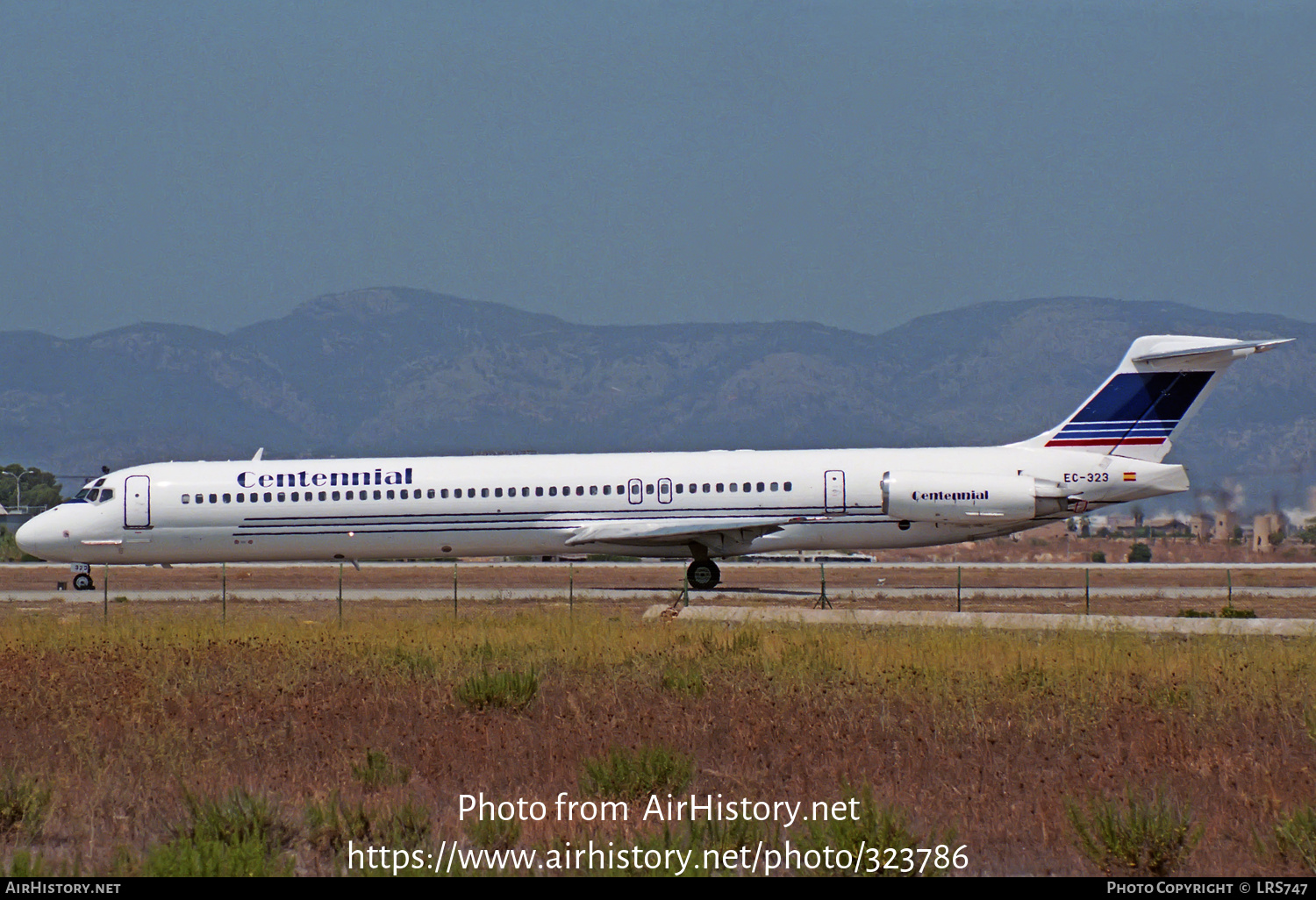 Aircraft Photo of EC-323 | McDonnell Douglas MD-83 (DC-9-83) | Centennial Airlines | AirHistory.net #323786