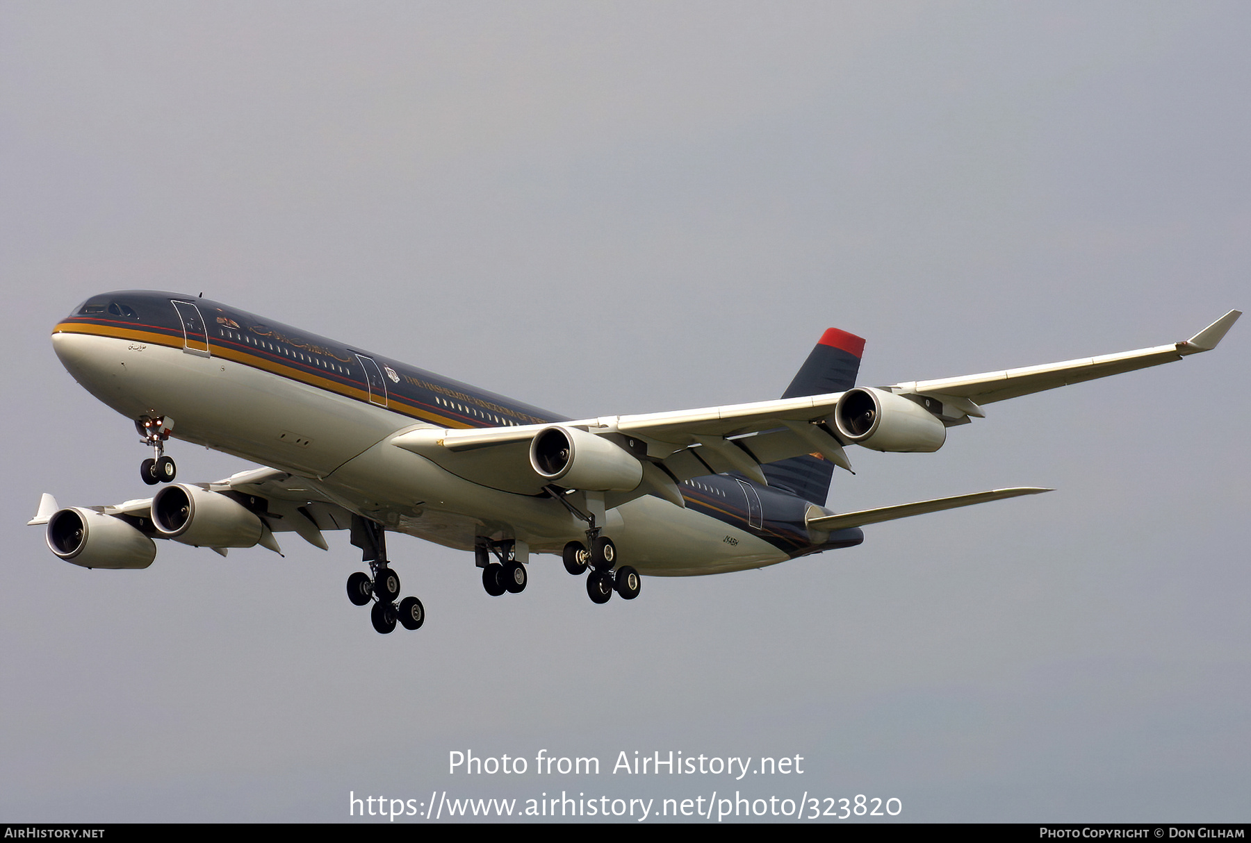 Aircraft Photo of JY-ABH | Airbus A340-211 | Hashemite Kingdom of Jordan | AirHistory.net #323820