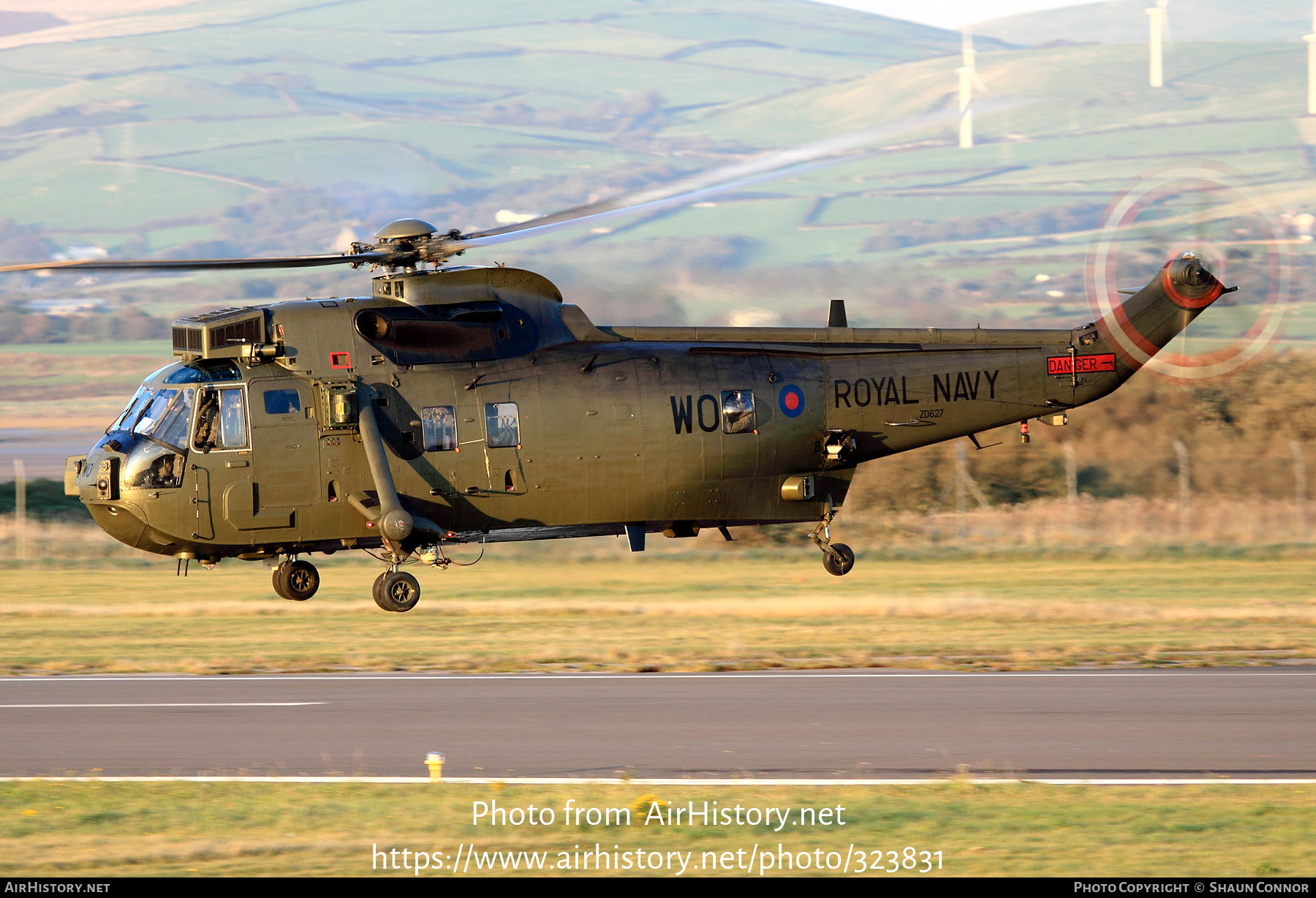 Aircraft Photo of ZD627 | Westland WS-61 Sea King HC4 | UK - Navy | AirHistory.net #323831