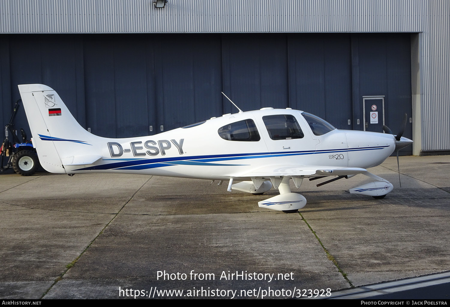 Aircraft Photo of D-ESPY | Cirrus SR-20 G1 | AirHistory.net #323928